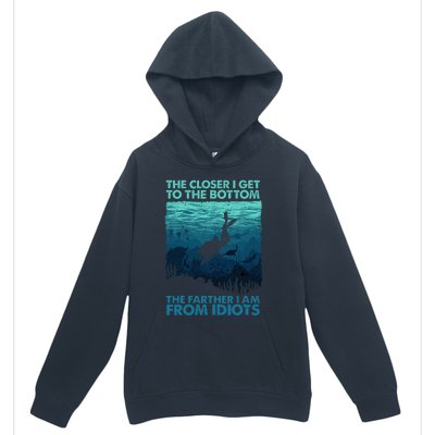 Scuba Diving Themed Art Scuba Diving Urban Pullover Hoodie