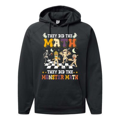 Skeleton Dancing They Did The Math They Did The Monster Math Performance Fleece Hoodie