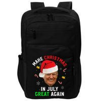 Santa Donald Trump Make Christmas In July Great Again Funny Impact Tech Backpack