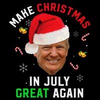 Santa Donald Trump Make Christmas In July Great Again Funny Impact Tech Backpack