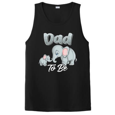 Soon Dad To Be Elephants For Baby Shower Gender Reveal PosiCharge Competitor Tank