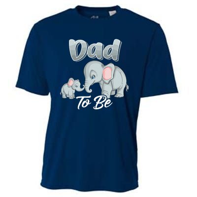 Soon Dad To Be Elephants For Baby Shower Gender Reveal Cooling Performance Crew T-Shirt