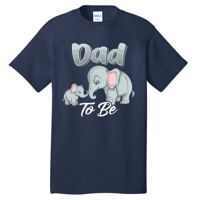 Soon Dad To Be Elephants For Baby Shower Gender Reveal Tall T-Shirt