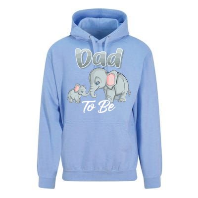 Soon Dad To Be Elephants For Baby Shower Gender Reveal Unisex Surf Hoodie