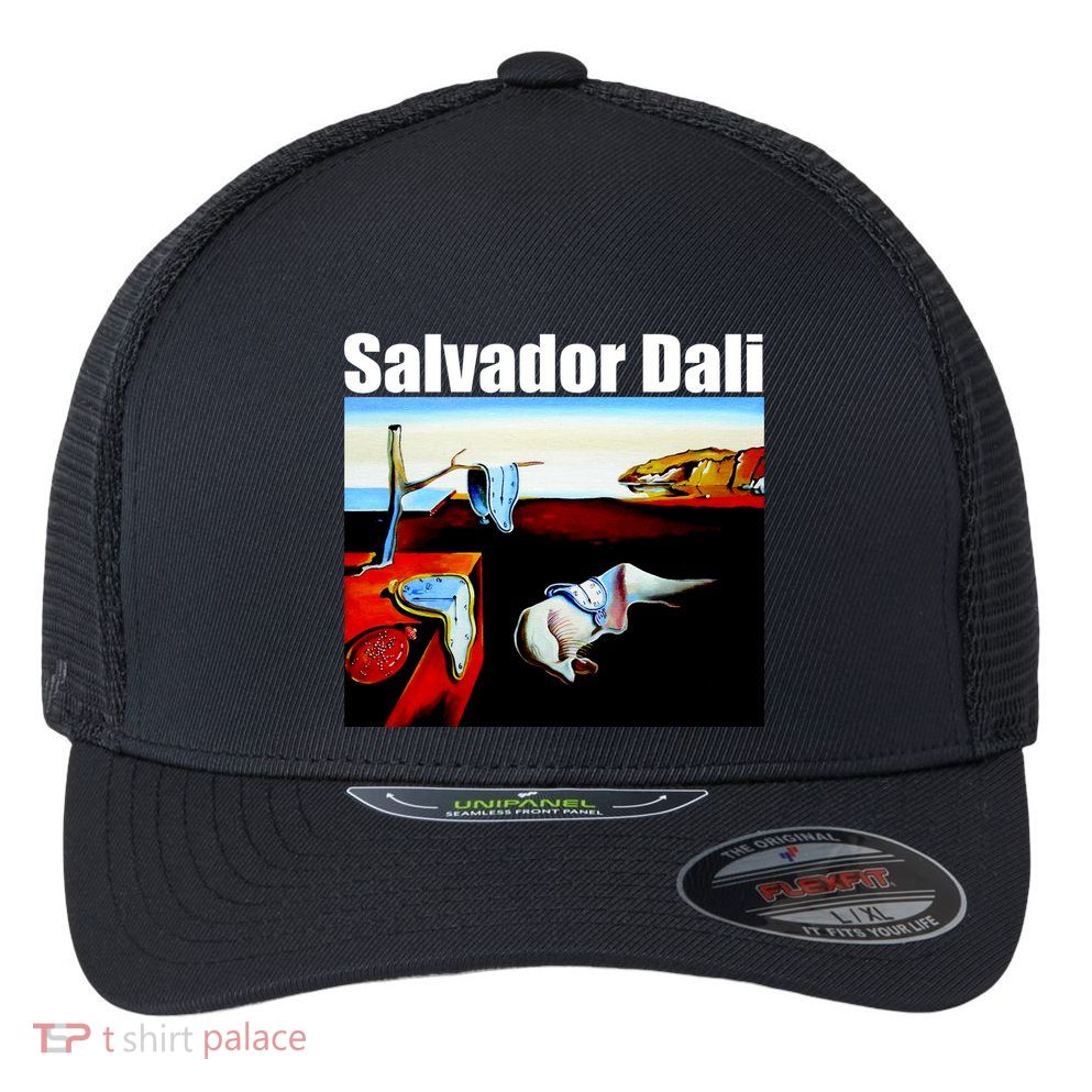 Salvador Dali The Persistence Of Memory 1931 Flexfit Unipanel Trucker Cap