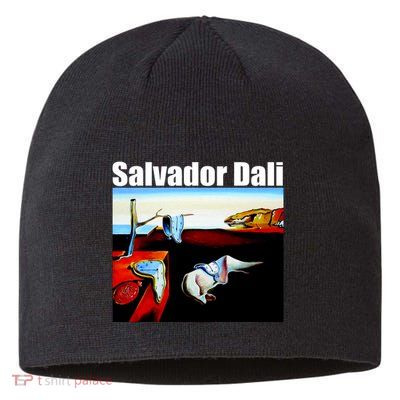 Salvador Dali The Persistence Of Memory 1931 Sustainable Beanie