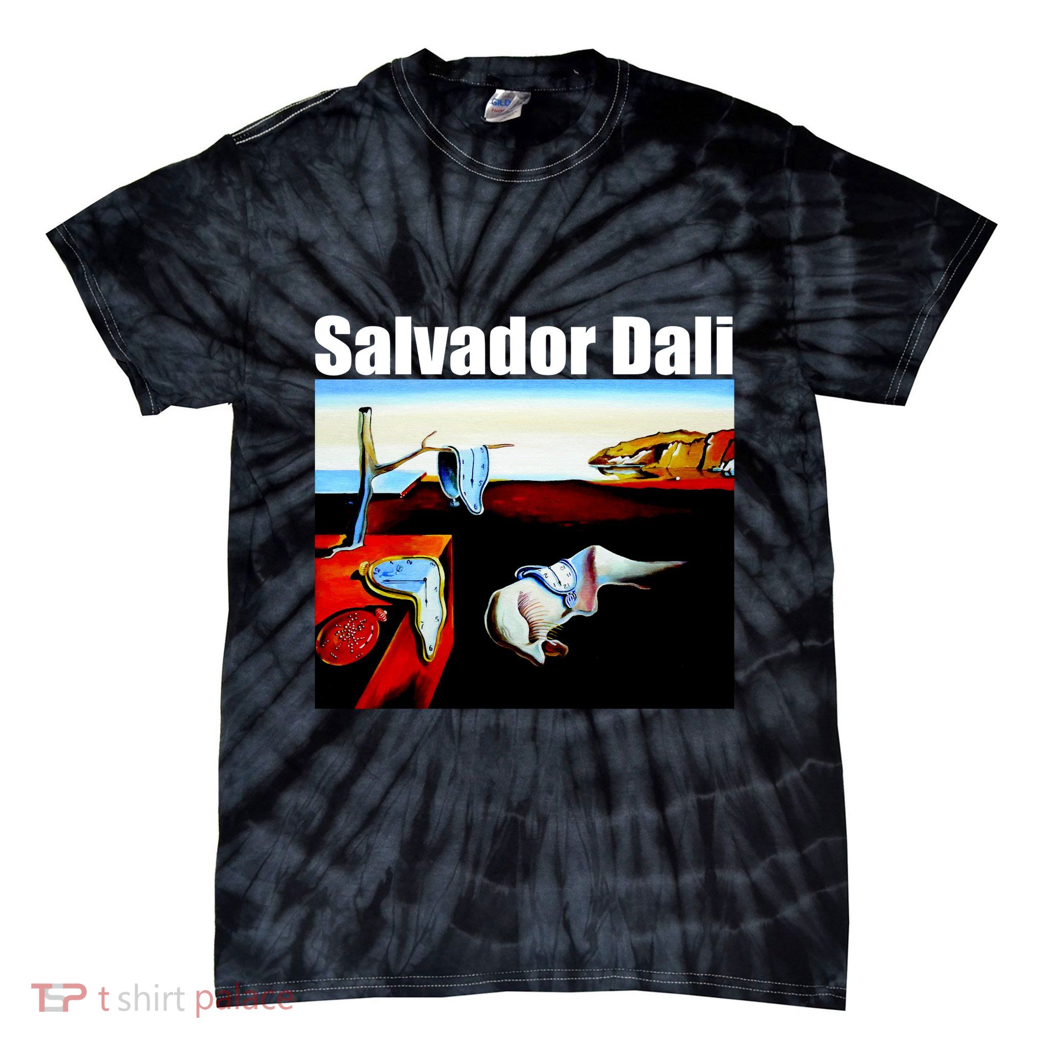 Salvador Dali The Persistence Of Memory 1931 Tie-Dye T-Shirt