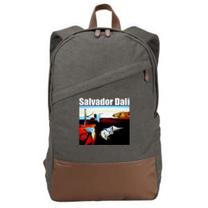 Salvador Dali The Persistence Of Memory 1931 Cotton Canvas Backpack