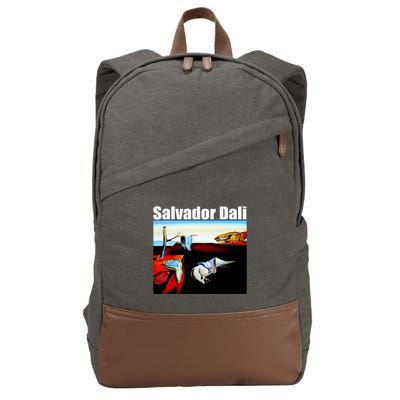 Salvador Dali The Persistence Of Memory 1931 Cotton Canvas Backpack