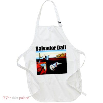 Salvador Dali The Persistence Of Memory 1931 Full-Length Apron With Pockets