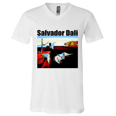 Salvador Dali The Persistence Of Memory 1931 V-Neck T-Shirt