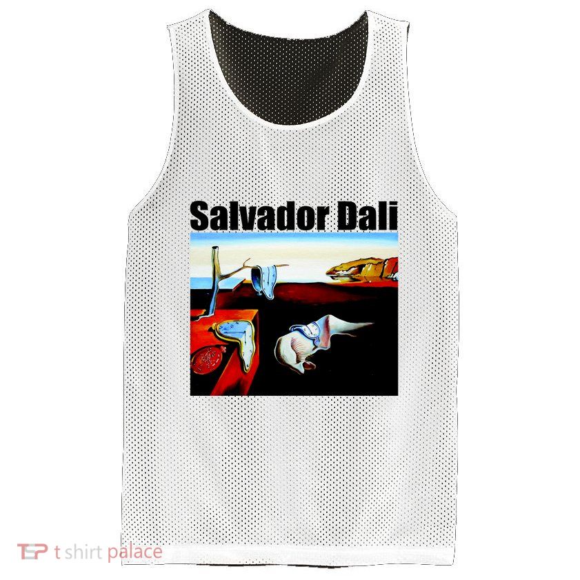 Salvador Dali The Persistence Of Memory 1931 Mesh Reversible Basketball Jersey Tank