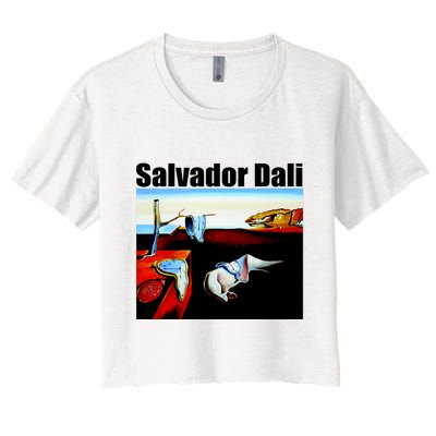 Salvador Dali The Persistence Of Memory 1931 Crop Top
