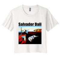 Salvador Dali The Persistence Of Memory 1931 Crop Top