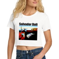 Salvador Dali The Persistence Of Memory 1931 Crop Top