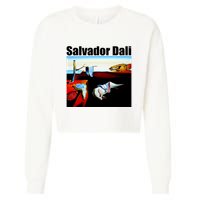 Salvador Dali The Persistence Of Memory 1931 Cropped Pullover Crew