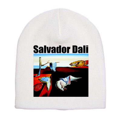 Salvador Dali The Persistence Of Memory 1931 Short Acrylic Beanie