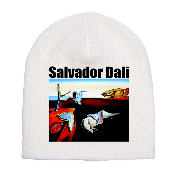 Salvador Dali The Persistence Of Memory 1931 Short Acrylic Beanie
