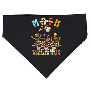 Skeleton Dancing They Did The Math They Did The Monster Math USA-Made Doggie Bandana