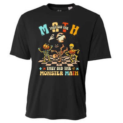 Skeleton Dancing They Did The Math They Did The Monster Math Cooling Performance Crew T-Shirt