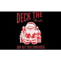 Santa Deck The Halls And Not The Customers Christmas Bumper Sticker