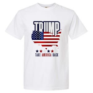 Support Donald Trump 2024 Presidential Election Campaign Garment-Dyed Heavyweight T-Shirt