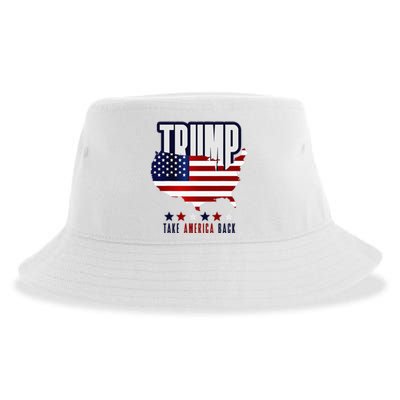 Support Donald Trump 2024 Presidential Election Campaign Sustainable Bucket Hat