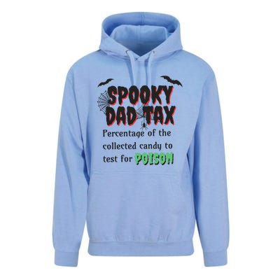 Spooky Dad Tax Halloween Funny Family Matching Halloween Unisex Surf Hoodie