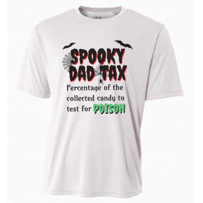 Spooky Dad Tax Halloween Funny Family Matching Halloween Cooling Performance Crew T-Shirt