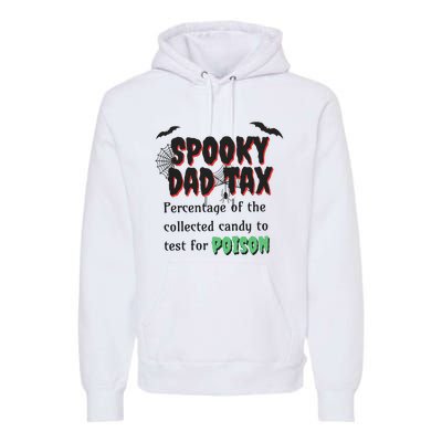 Spooky Dad Tax Halloween Funny Family Matching Halloween Premium Hoodie