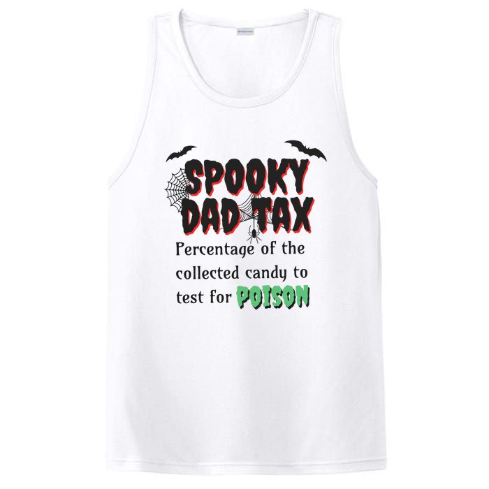 Spooky Dad Tax Halloween Funny Family Matching Halloween PosiCharge Competitor Tank