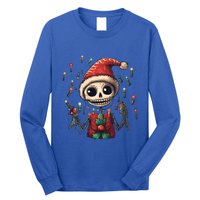 Skeleton Dancing Tree Christmas Cute Xmas Skeleton Dancing Gift Long Sleeve Shirt