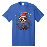 Skeleton Dancing Tree Christmas Cute Xmas Skeleton Dancing Gift Tall T-Shirt