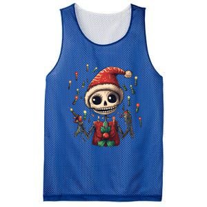 Skeleton Dancing Tree Christmas Cute Xmas Skeleton Dancing Gift Mesh Reversible Basketball Jersey Tank