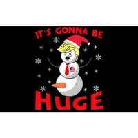 Snowman Donald Trump Gonna Be Huge Ugly Christmas Sweater Bumper Sticker