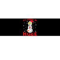 Snowman Donald Trump Gonna Be Huge Ugly Christmas Sweater Bumper Sticker