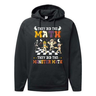 Skeleton Dancing They Did The Math They Did The Monster Math Performance Fleece Hoodie