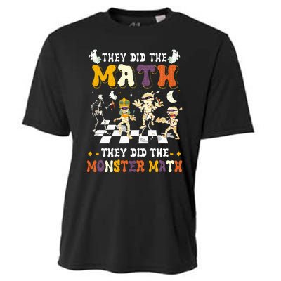 Skeleton Dancing They Did The Math They Did The Monster Math Cooling Performance Crew T-Shirt