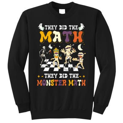 Skeleton Dancing They Did The Math They Did The Monster Math Sweatshirt