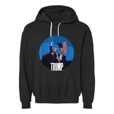 Support Donald Trump 2024 Presidential Election Campaign Garment-Dyed Fleece Hoodie