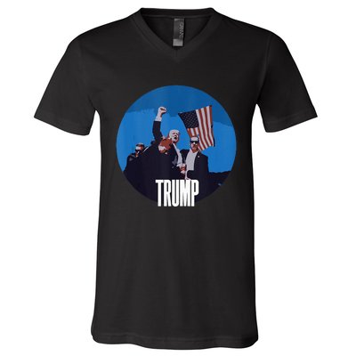 Support Donald Trump 2024 Presidential Election Campaign V-Neck T-Shirt