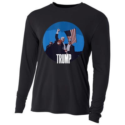 Support Donald Trump 2024 Presidential Election Campaign Cooling Performance Long Sleeve Crew