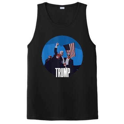 Support Donald Trump 2024 Presidential Election Campaign PosiCharge Competitor Tank