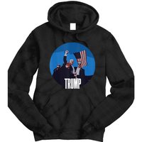 Support Donald Trump 2024 Presidential Election Campaign Tie Dye Hoodie