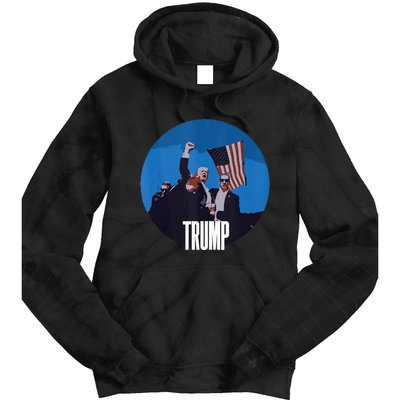 Support Donald Trump 2024 Presidential Election Campaign Tie Dye Hoodie