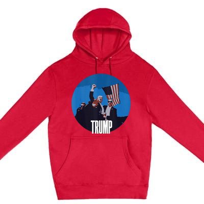 Support Donald Trump 2024 Presidential Election Campaign Premium Pullover Hoodie