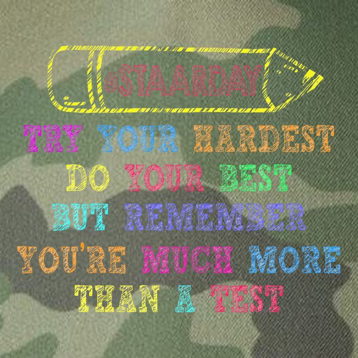 Staar Day Try Your Hardest Do Your Best Teacher Test Day Legacy Tie Dye Trucker Hat