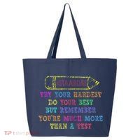Staar Day Try Your Hardest Do Your Best Teacher Test Day 25L Jumbo Tote
