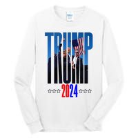 Support Donald Trump 2024 Presidential Election Campaign Tall Long Sleeve T-Shirt