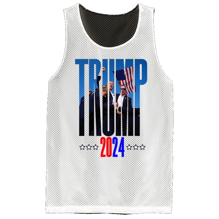 Support Donald Trump 2024 Presidential Election Campaign Mesh Reversible Basketball Jersey Tank